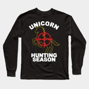 Unicorn Hunting Season Long Sleeve T-Shirt